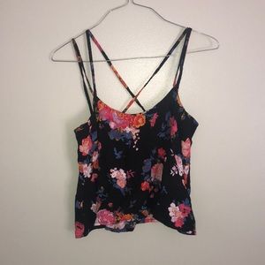 Mudd cross back top